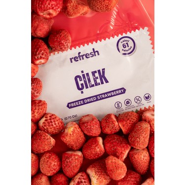 Refresh Chips Freeze Dried Çilek - Dondurularak Kurutulmuş Fiyatı