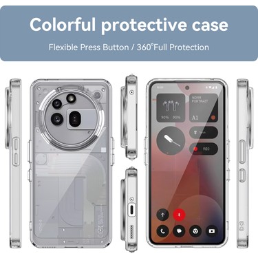 Seniee Nothing Phone 3A Pro Kılıf, Şeffaf Tasarımlı Darbeye Fiyatı