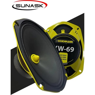 Boschmann XW-69-900WMAX-150W Rms-6''x9''-Oval Midrange Fiyatı