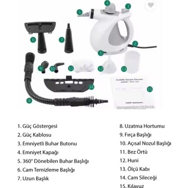 WHL-603 Çok Fonksiyonlu El Tipi Basınçlı Buharlı Temizlik Fiyatı