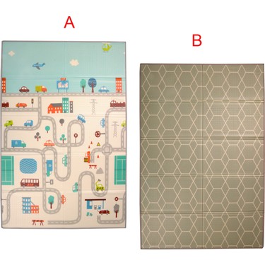 Happy Twins Road Prızma Katlanabilir Çift Taraflı Oyun Matı Fiyatı