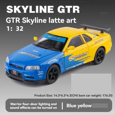 Alp Kids Nissan Skyline Gtr R34 Modifiyeli 1:24 Diecast Fiyatı