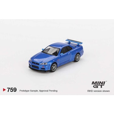 Mini GT 1/64 Nissan Skyline Gt-R (R34) V-Spec Bayside Blue Fiyatı