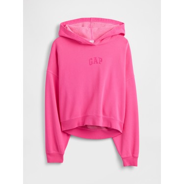 Buy GAP Women Women Grey Crazy Stripe Logo Hoodie