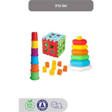 Aile Kileri Kiki Bebeğimin Ilk Oyuncakları 3lü Set Fiyatı