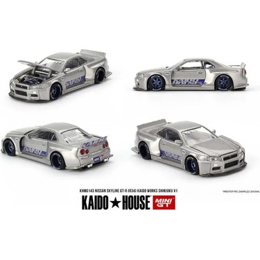 Mini GT Kaido House Nissan Skyline Gt-R (R34) 1/64 Ölçek Fiyatı