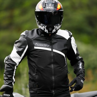 Forte Gt AR54 Deri – Beyaz Korumalı Motosiklet Deri Tekstil Fiyatı