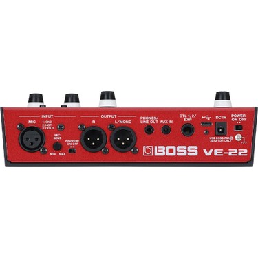 Boss VE-22 Vocal Performer Pedalı Fiyatı - Taksit Seçenekleri