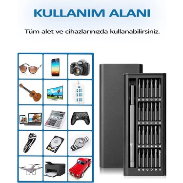 Mini Tornavida Seti Özel Kutulu 25 Parça Profesyonel Masa Fiyatı