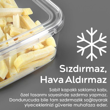 20'li Sızdırmaz Kendinden Kapaklı Saklama Kabı Seti - Derin Fiyatı