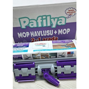 Pafilya İki Parça Temizlik Seti: Mop ve Havlu, Pratik Fiyatı