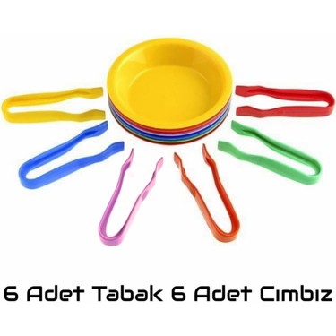 Eğitici Aktarma Seti 6 Adet Kase 6 Adet Cımbız 100 Adet Fiyatı