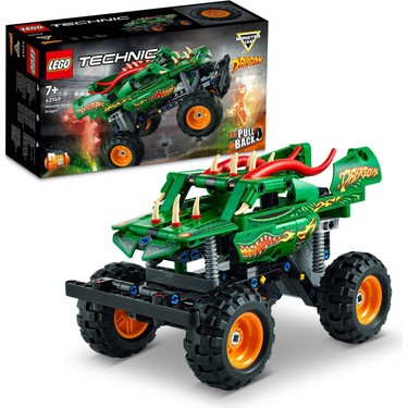 Max D Amazon Monster Truck Toy LEGO® Technic Monster Jam Dragon 42149  Oyuncak Kamyonları Fiyatı