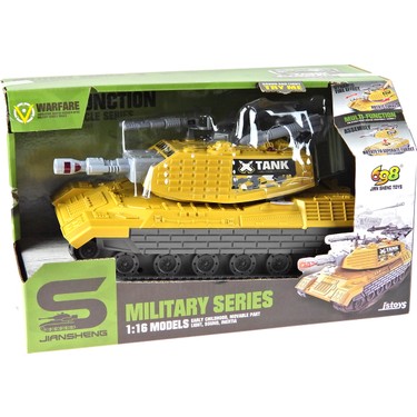 1:16 Ölçek Oyuncak Tank Süper Tank Işıklı Sesli Sürtmeli 30 Fiyatı