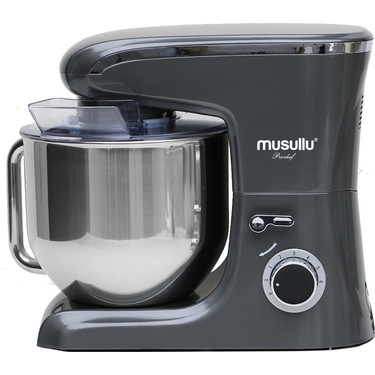 Musullu Mutfak Şefi 1800 Watt 8 lt Stand Mikser Gri Fiyatı