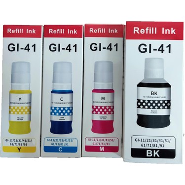 Melsan Canon Pixma G3470 Mürekkep Takım 4 Renk Set Muadil Fiyatı
