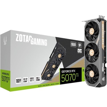 グラフィックボード・グラボ・ビデオカード ZOTAC GAMING GEFORCE RTX 5070 Ti SOLID Zotac Geforce Rtx 5070 Tı Gamıng Solıd Sff Oc 16GB Gddr7 Fiyatı