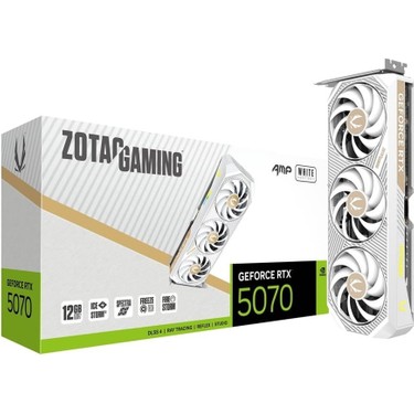 Zotac Geforce Rtx 5070 Gamıng Amp Whıte 12GB Gddr7 192BIT Fiyatı