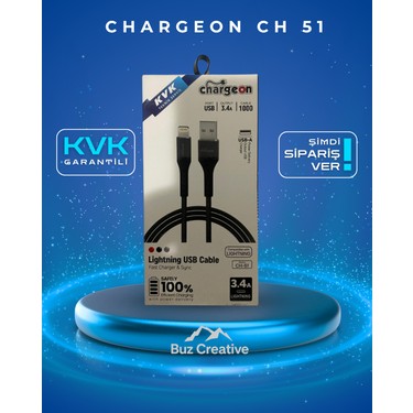 Kvk Garantili Chargeon Yeni Nesil Usb‑c To Lightning Usb‑c Fiyatı