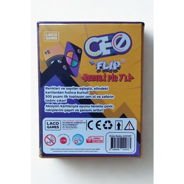 Laco Games Ceo Flıp Renkli Pis 7'li (Pis Yedili) Fiyatı