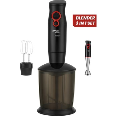 Awox Barmix 3 İn 1 1000 Watt Çıkabilir Çelik Uçlu 3'lü Fiyatı