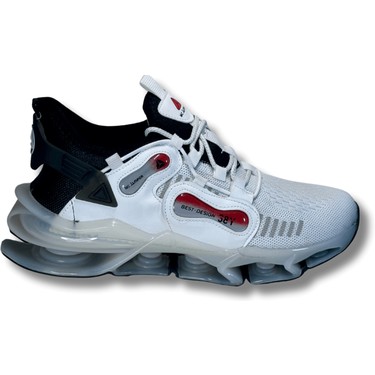 Mc Jamper 2277 Beyaz Siyah Kırmızı Amortisör Tabanlı Fiyatı