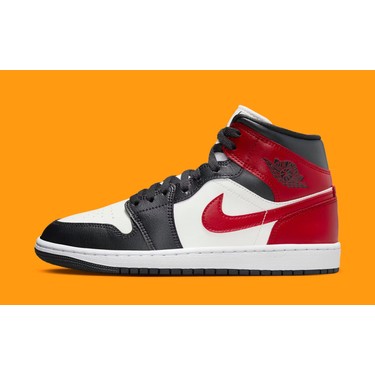 Nike Air Jordan 1 Mid Gym Red Off Noir Limited Basketbol Fiyatı