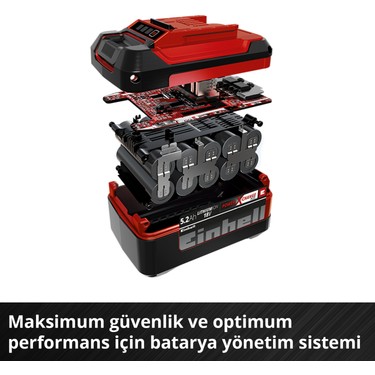Einhell PXC Twinpack 5.2 Ah Power X-Change Akü (Li-Ion, 18 Fiyatı