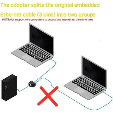 Vwin RJ45 Internet Çoklayıcı Uzatıcı Dağıtıcı 2'li Splitter Fiyatı