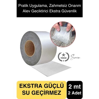 Ekstra Güçlü 2 mt Dış Cephe Su Geçirmez Sakız Bant Yalıtım Fiyatı