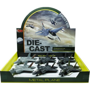 HW777-15 Çek Bırak Savaş Uçağı 35F Gri Renk Fiyatı