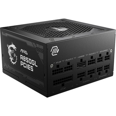 MSI MAG A850GL PCIE5 850W 80+ Gold PCIe5.0 Tam Modüler Siyah Fiyatı