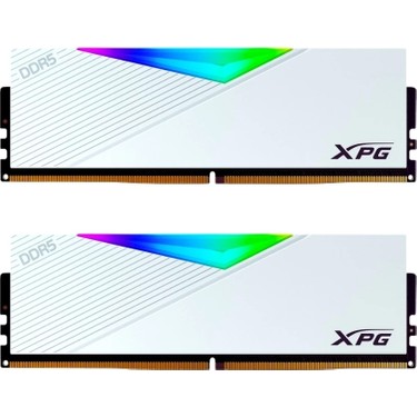 XPG Lancer Beyaz RGB DDR5-6000Mhz CL30 64GB (2x32GB) Dual Fiyatı