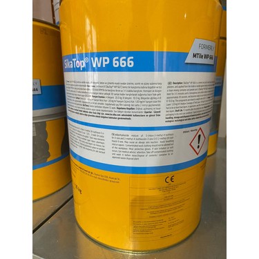 Sikatop Wp 666 Çimento ve Akrilik Esaslı, Tam Esnek Su Fiyatı