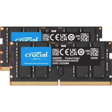 Crucial 48GB (2X24) 6400MHZ CL52 Ddr5 Dizüstü Bilgisayar Ram Fiyatı