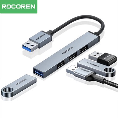 Rocoren Usb-A 3.0 5gbps 4 Portlu USB Çoklayıcı Hub Fiyatı