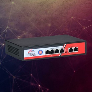 Ztech ZR-1004 4+2 Poe Switch 78 Watt 4 Port Poe + 2port Fiyatı