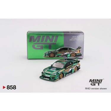 【mina】BBJ公式競技用　二点セット Mini GT MGT00858 1/64 Nissan LB-Super Silhouette S15 SILVIA Fiyatı