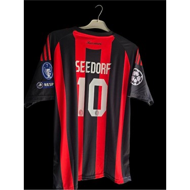 ACミラン SEEDORF 10 長袖 シャツ ACミラン SEEDORF 10 長袖 シャツ AC MILAN SEEDORF #10 Football Home