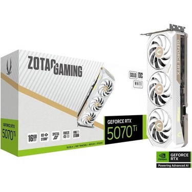 Zotac Geforce Rtx 5070 Tı Gamıng Solıd Core Oc Whıte 16GB Fiyatı