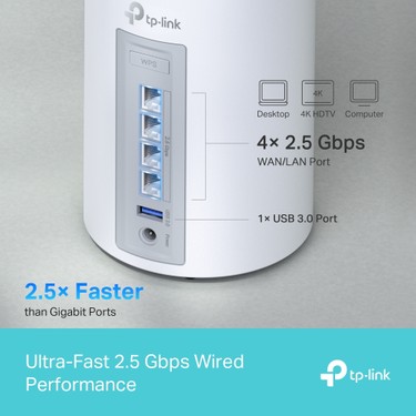 TP-Link Deco BE65 (2-Pack) | Wi-Fi 7 Mesh Sistemi | BE9300 Fiyatı