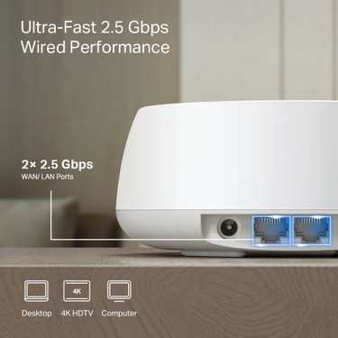 TP-Link Deco BE25 (2-Pack) | Wi-Fi 7 Mesh Sistemi | BE3600 Fiyatı