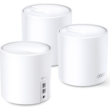 TP-Link Deco X60 ホワイト 3台セット TP-Link Deco X60 (3-Pack) | Wi-Fi 6 Mesh Sistemi | AX5400 Fiyatı