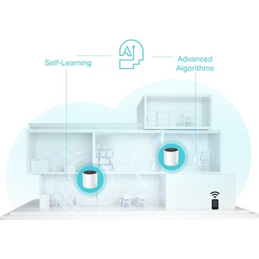 TP-Link Deco X55(1-PACK), AX3000 Mbps Wi-Fi 6 Mesh Sistemi Fiyatı