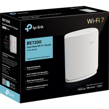 TP-Link Archer BE450 | Dual-Band Wi-Fi 7 Router | Fiber Fiyatı
