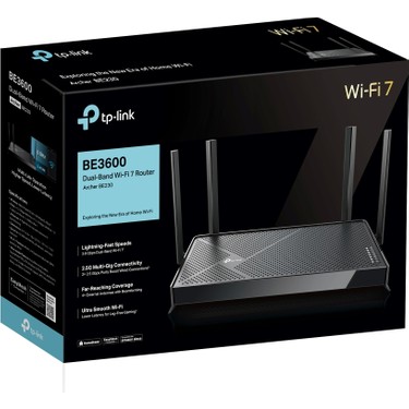 TP-Link Archer BE230 | Dual-Band Wi-Fi 7 Router | Fiber Fiyatı