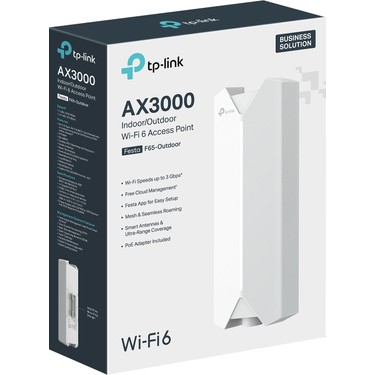 Tp-Link Festa F65-OUTDOOR AX3000MBPS 1 Gigabit Port Fiyatı
