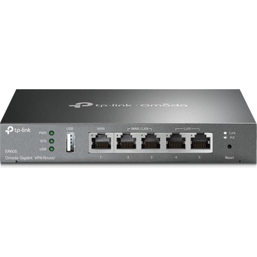 新品未開封品 VPNルーター (ER 605) TP-Link ER605 Gigabit Multi-Wan Omada Sdn Vpn Router Fiyatı
