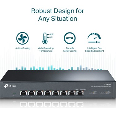 TP-Link TL-SX1008 8-Port 10G Yönetilebilir Desktop/rackmount Fiyatı