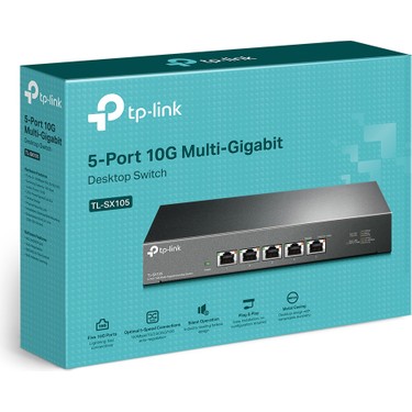 TP-Link TL-SX105 8 Port 10G Multi Gigabit Masaüstü Switch Fiyatı